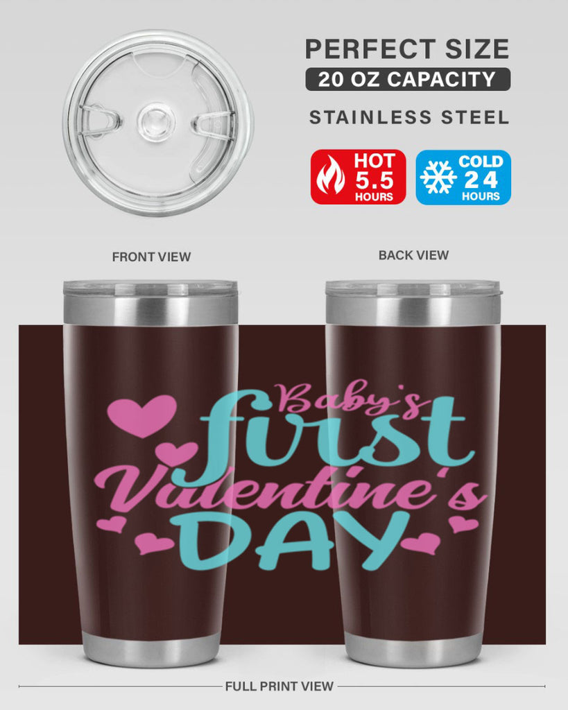 babys first valentines day Style 281#- baby- tumbler