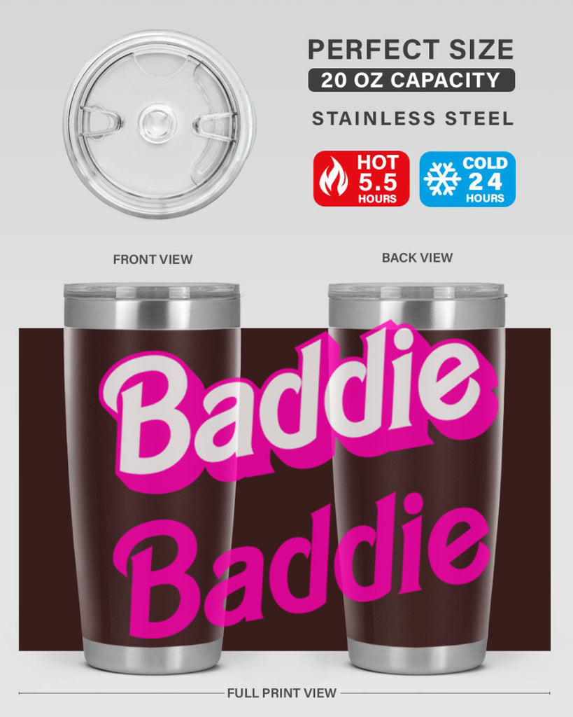 baddie 271#- black words phrases- Cotton Tank
