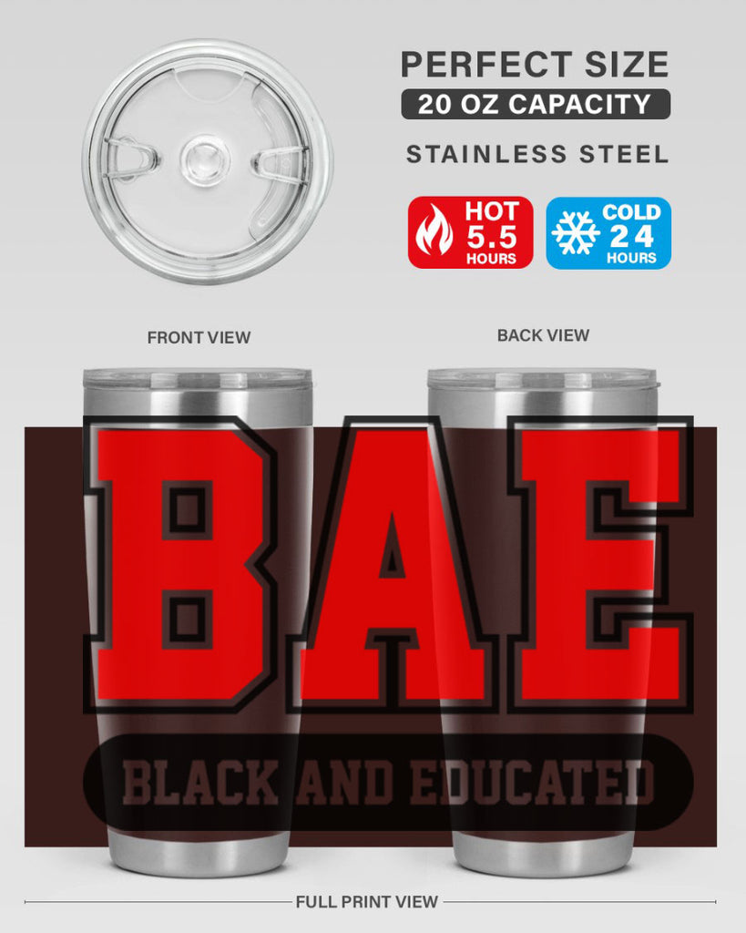 bae black and educated 266#- black words phrases- Cotton Tank