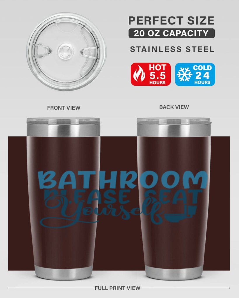 bathroom please seat yourself 92#- bathroom- Tumbler