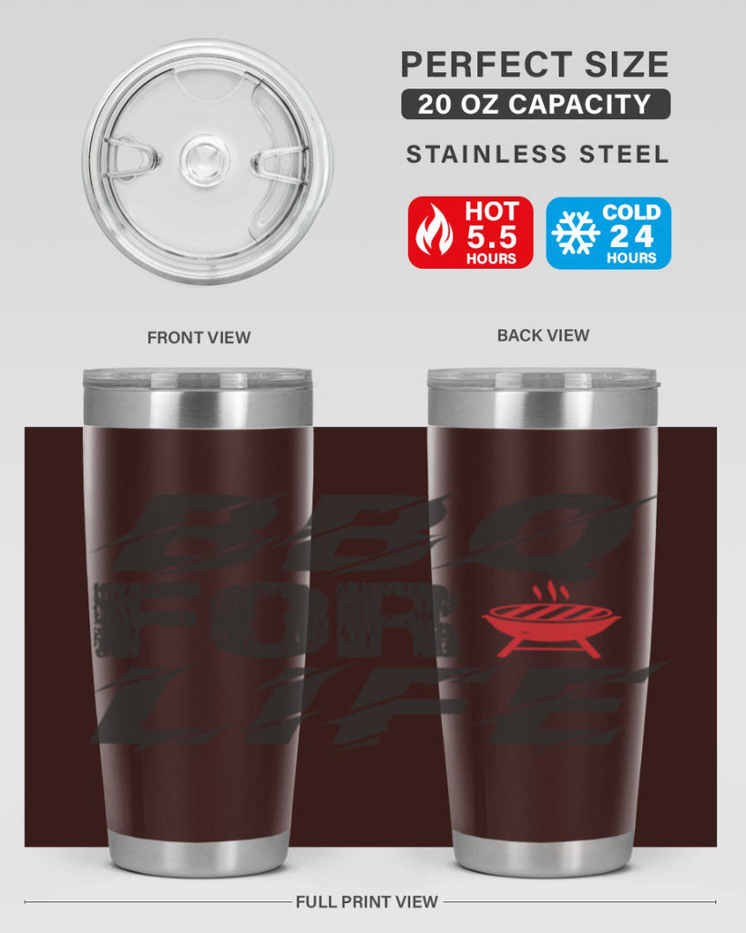 bbq for life 39#- bbq- Tumbler