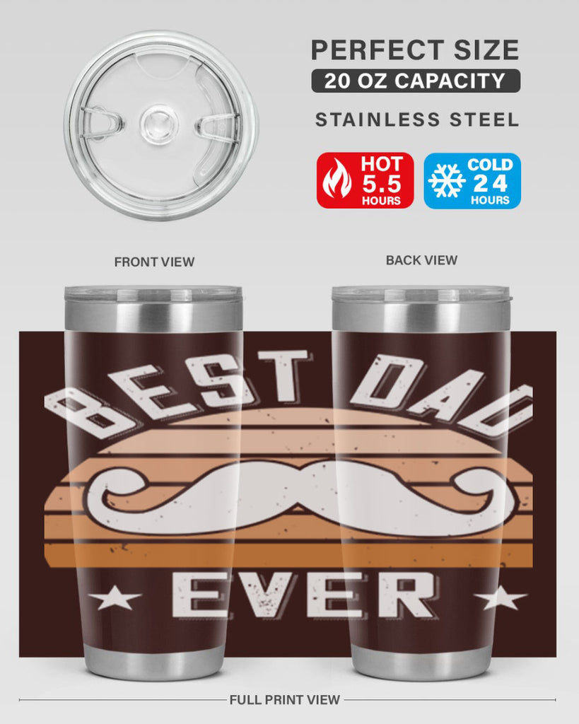 best dad ever 124#- fathers day- Tumbler