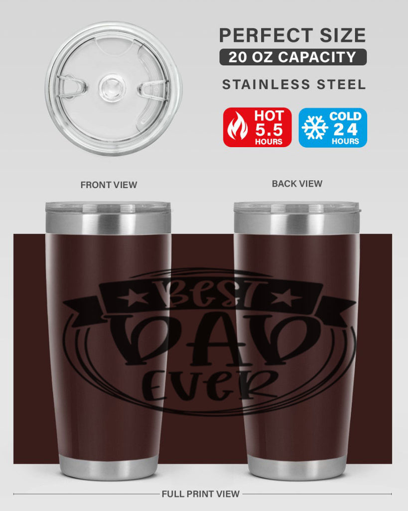 best dad ever 72#- fathers day- Tumbler