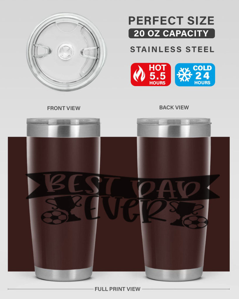 best dad ever 73#- fathers day- Tumbler