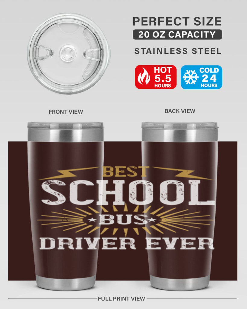 best school bus driver ever Style 43#- bus driver- tumbler