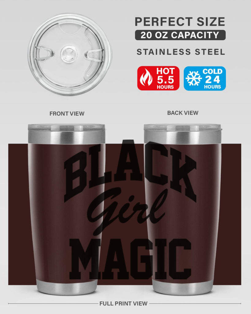 black girl magic 205#- black words phrases- Cotton Tank