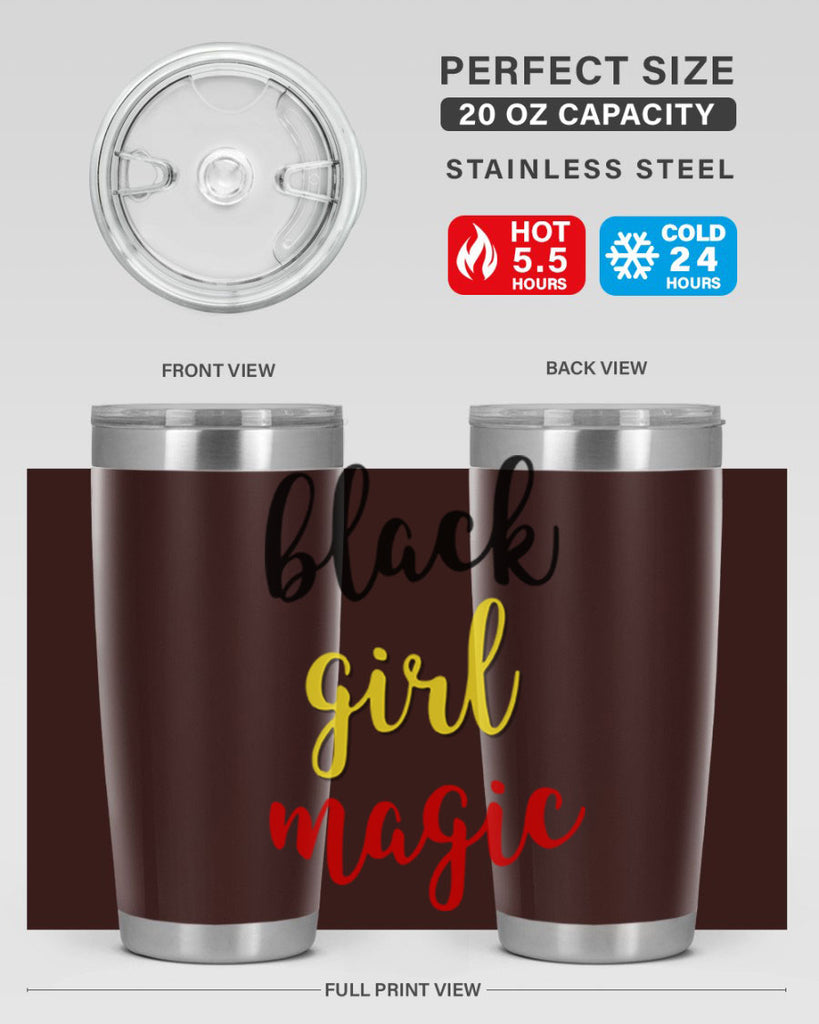 black girl magic color 246#- black words phrases- Cotton Tank