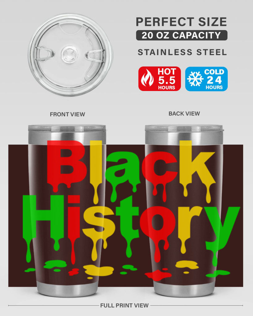 black history drip 241#- black words phrases- Cotton Tank