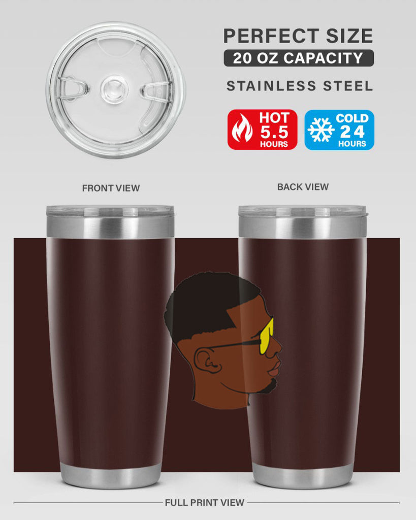 black man 27#- black men - boys- tumbler