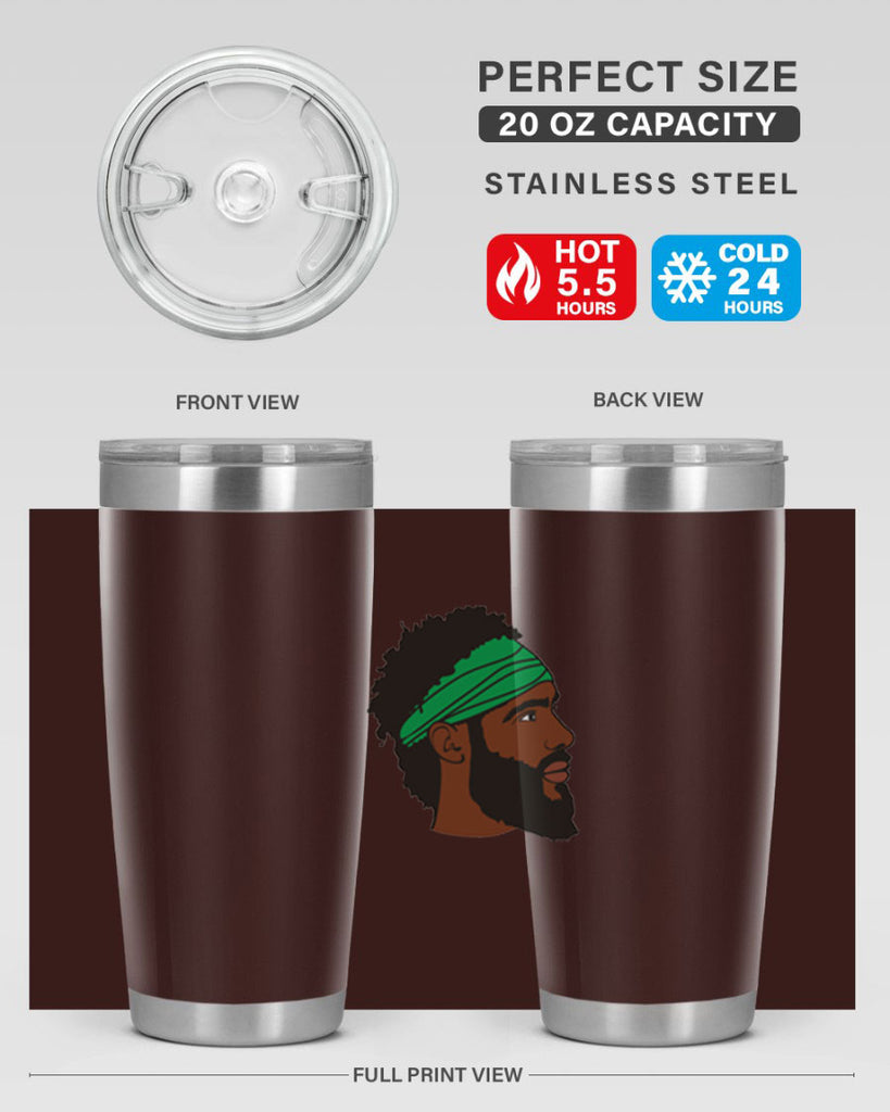 black man 32#- black men - boys- tumbler