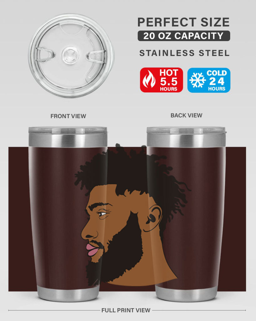 black man style 3#- black men - boys- tumbler