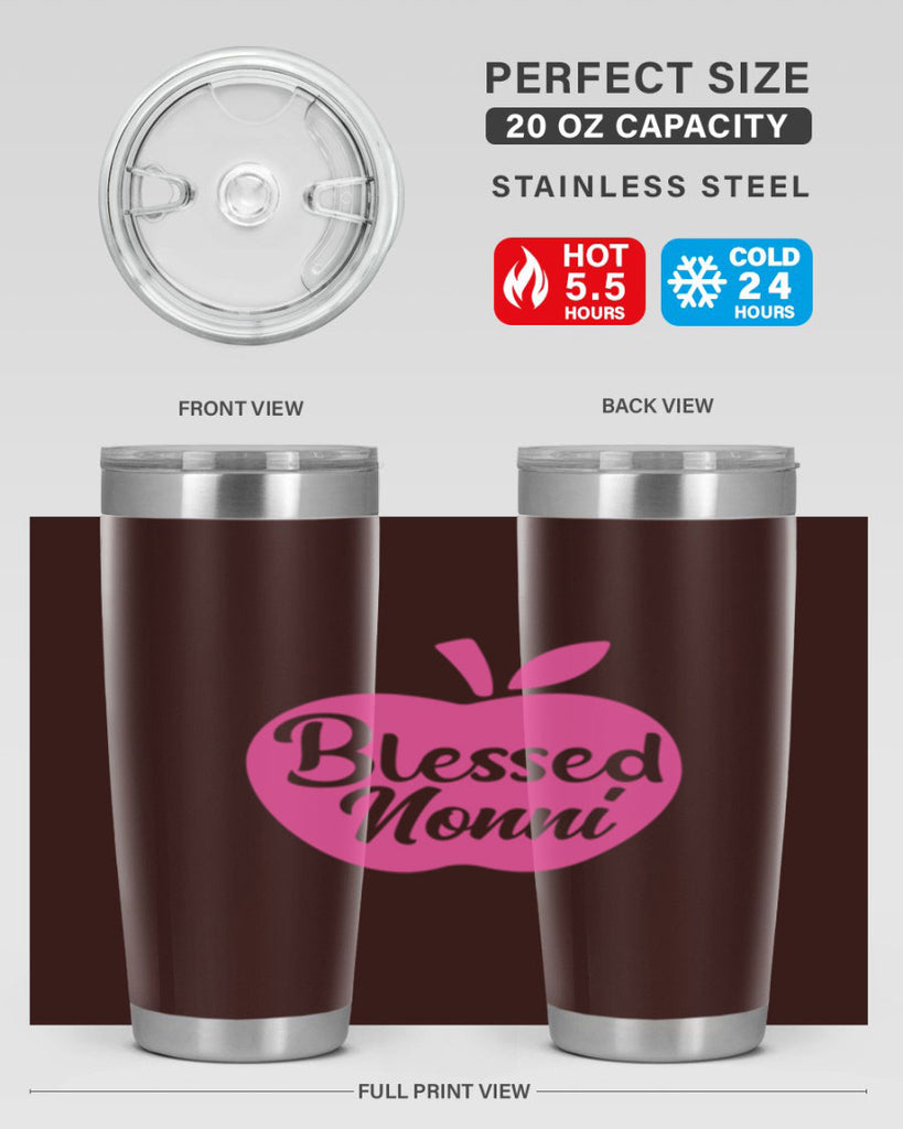 blessed nonni 58#- grandma - nana- Tumbler