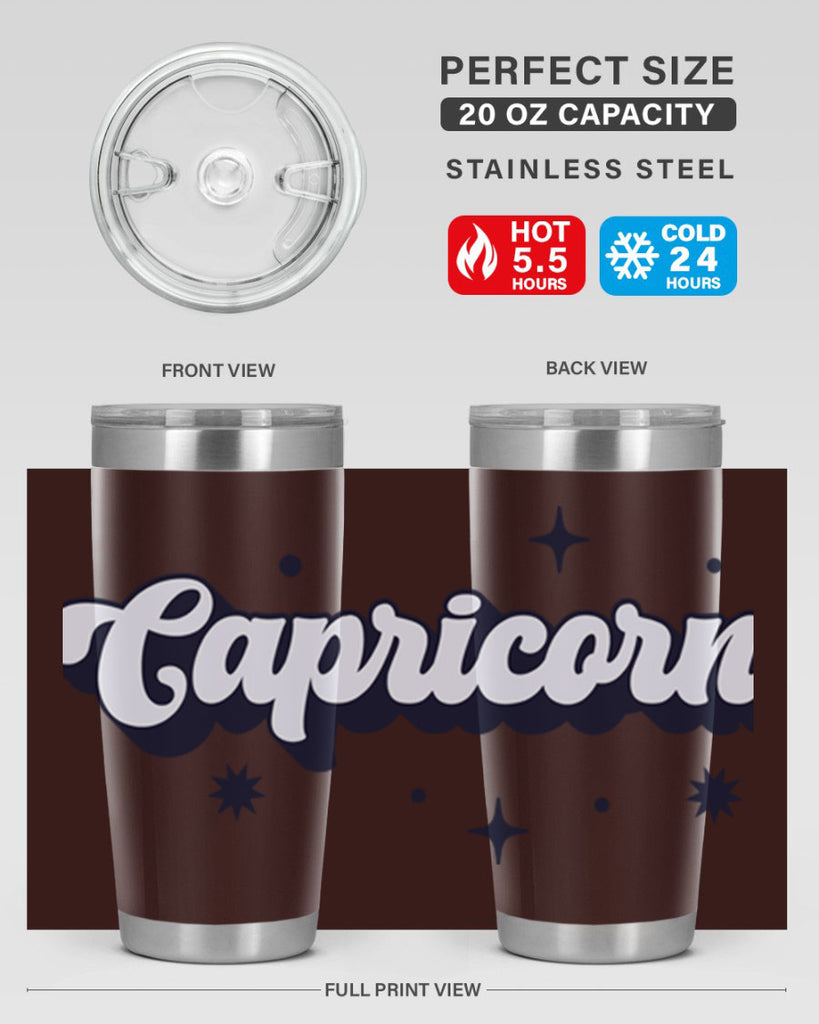 capricorn 205#- zodiac- Tumbler