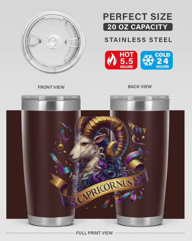 capricorn 209#- zodiac- Tumbler