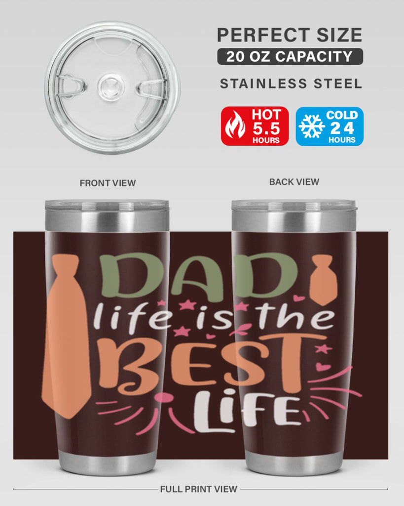 dad life is the best life 105#- fathers day- Tumbler