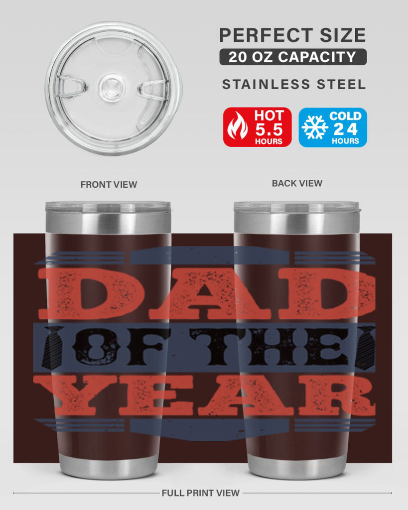 dad of the year 266#- fathers day- Tumbler