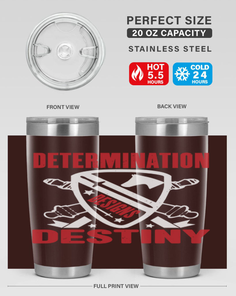 determination is destiny Style 29#- Fourt Of July- Tumbler