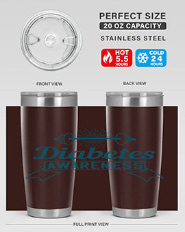 diabetes awareness Style 3#- diabetes- Tumbler
