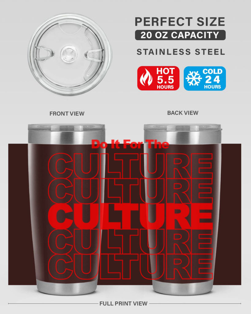 do it for the culture 170#- black words phrases- Cotton Tank