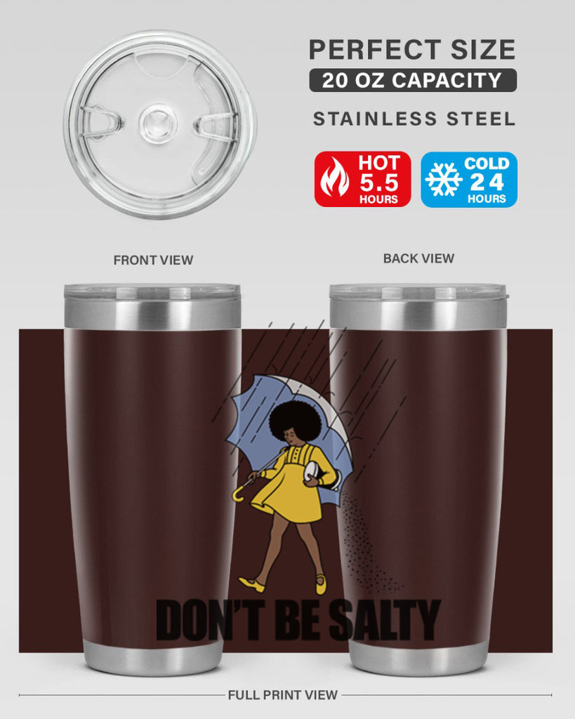 dont be salty 169#- black words phrases- Cotton Tank