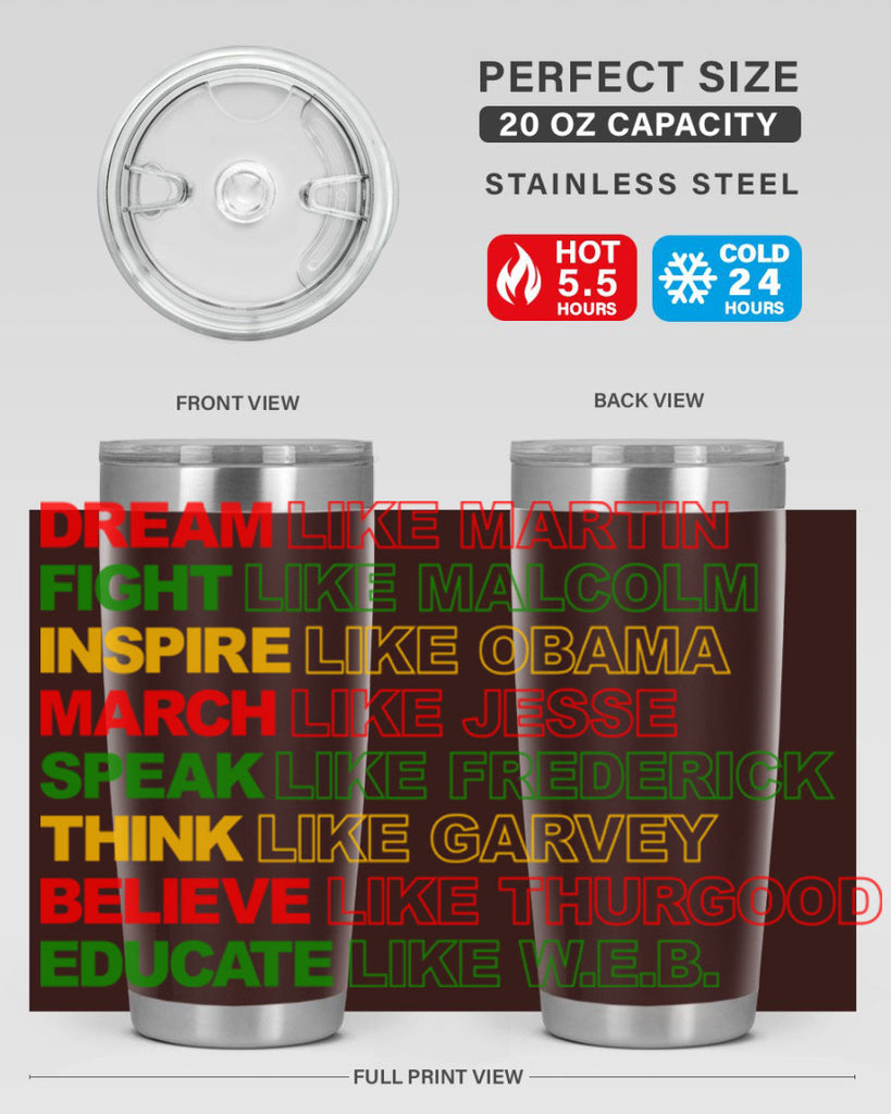 dream like martin 165#- black words phrases- Cotton Tank