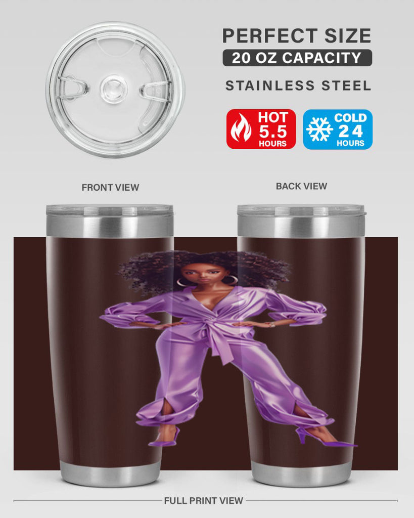 fashion girl in lavender 48#- fashion- Cotton Tank