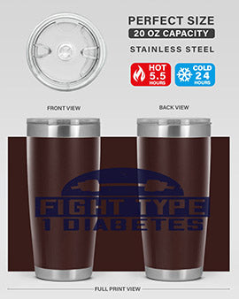 fight type diabetes Style 37#- diabetes- Tumbler