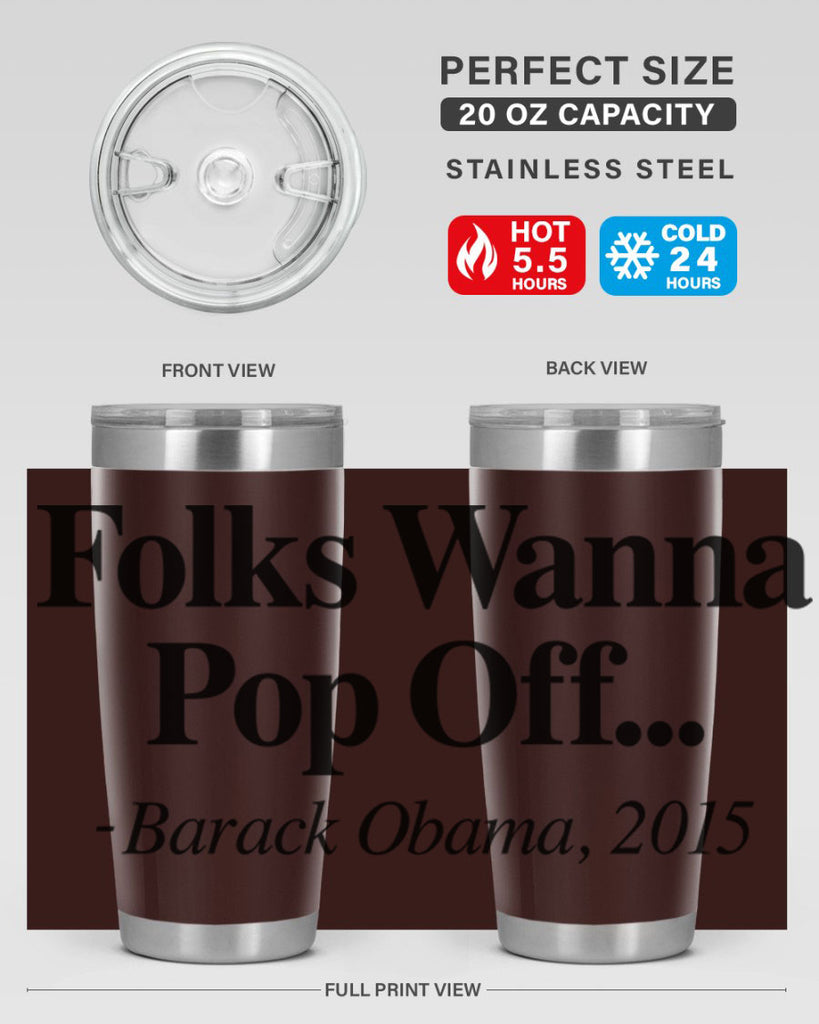 folks wanna pop off 151#- black words phrases- Cotton Tank
