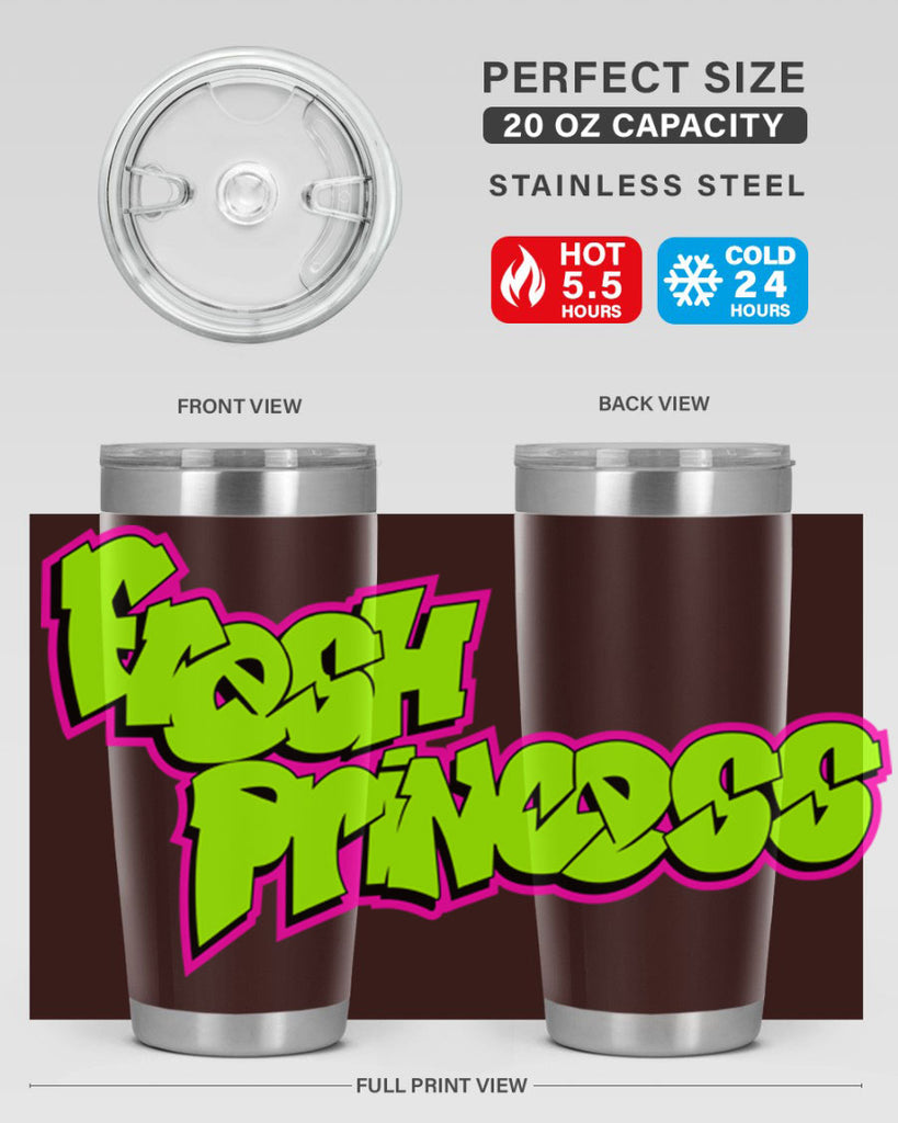 fresh princess 145#- black words phrases- Cotton Tank
