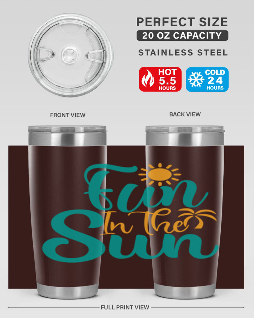 fun in the sun Style 104#- summer- Tumbler