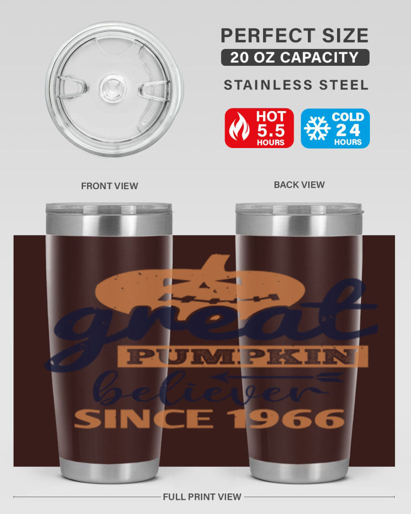 great pumpkin believer since 114#- halloween- Tumbler