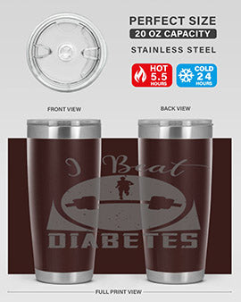 i beat diabetes Style 33#- diabetes- Tumbler