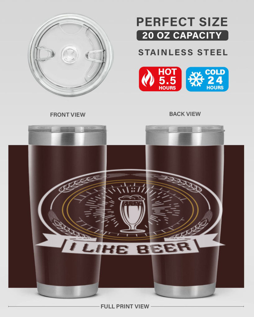 i like beer 77#- beer- Tumbler
