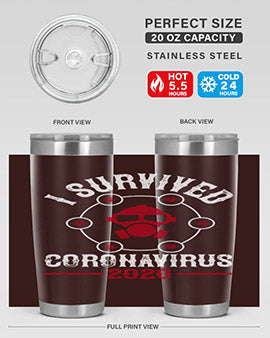 i survived coronavirus Style 32#- corona virus- Tumbler
