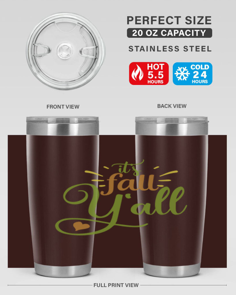 its fall yall 53#- thanksgiving- Tumbler