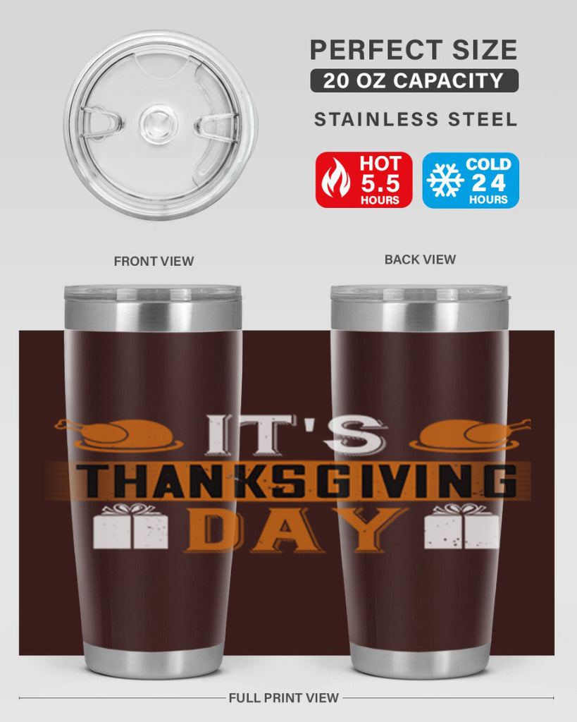 its thanksgiving day 26#- thanksgiving- Tumbler