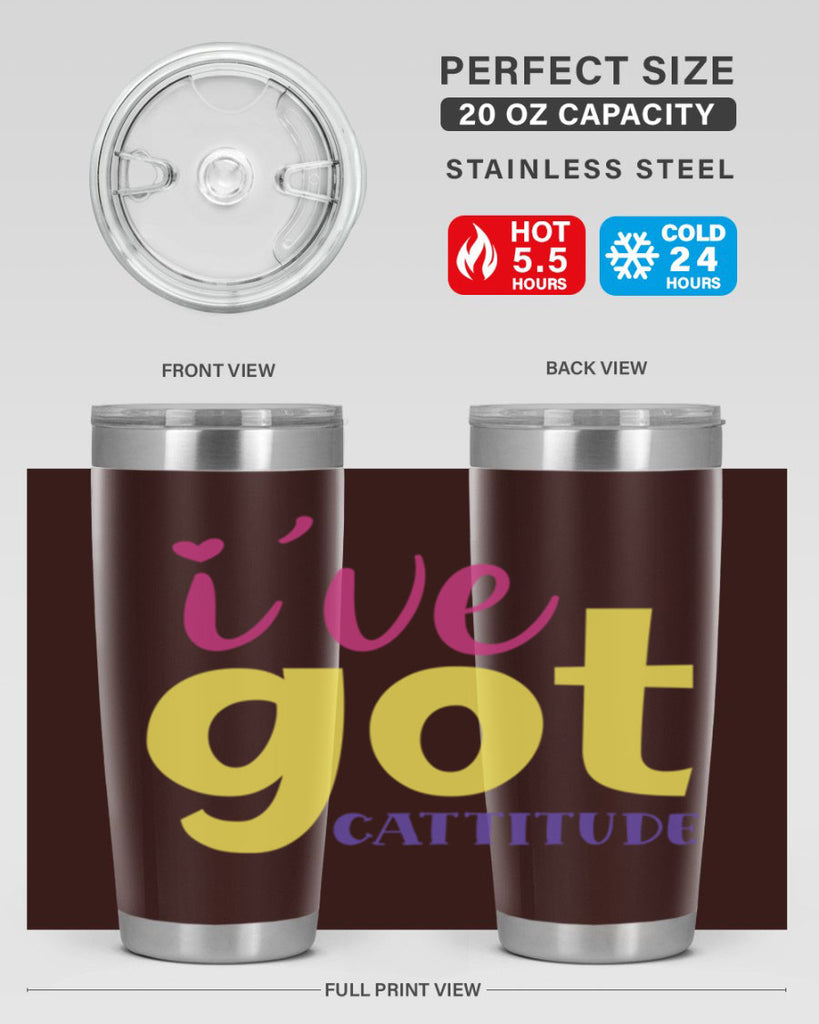ive got cattitude Style 239#- baby- tumbler
