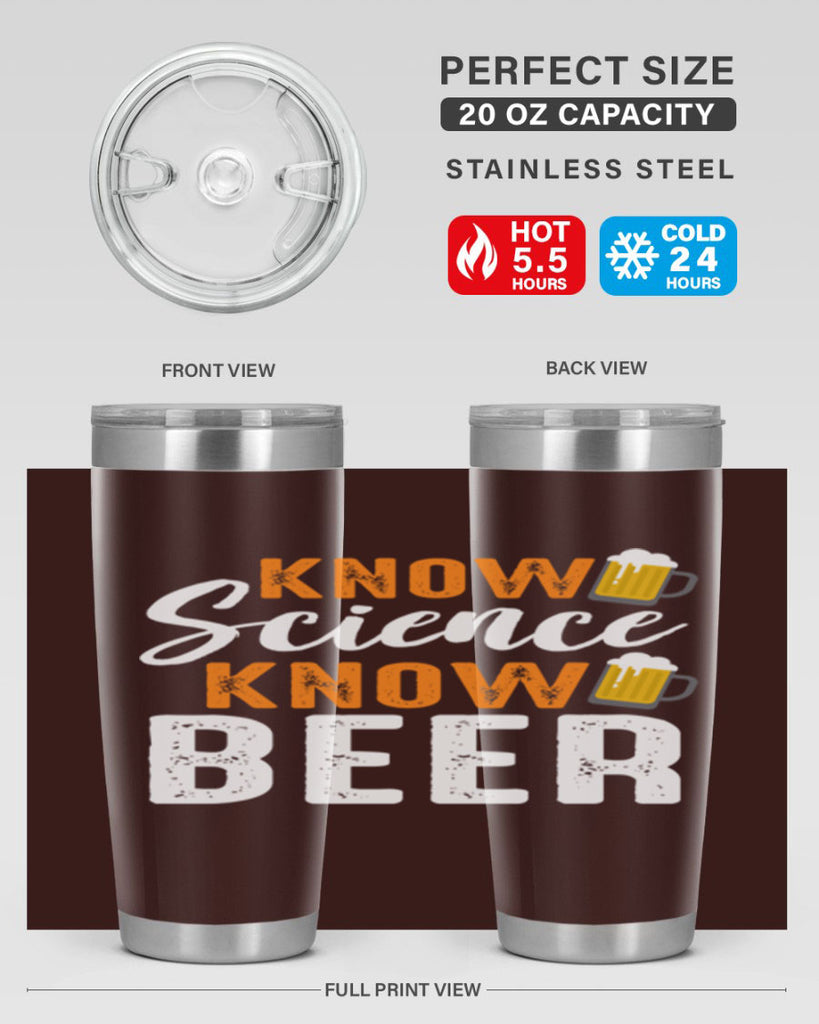 know science know beer 148#- beer- Tumbler