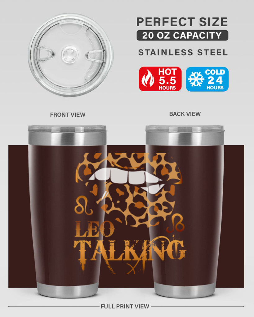 leo king 296#- zodiac- Tumbler