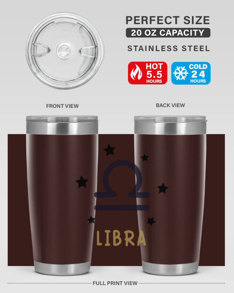 libra 336#- zodiac- Tumbler