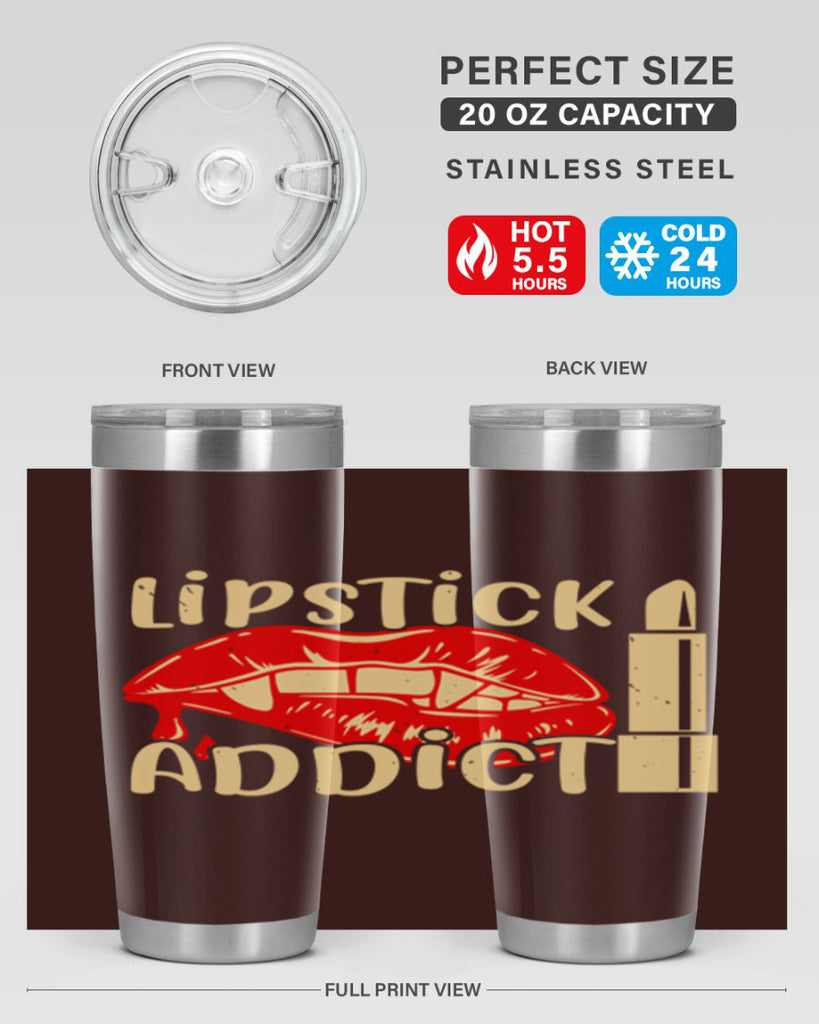 lipstick addict Style 197#- make up- Tumbler