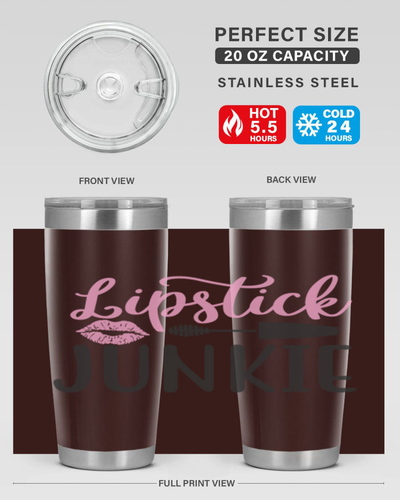 lipstick junkie Style 154#- make up- Tumbler