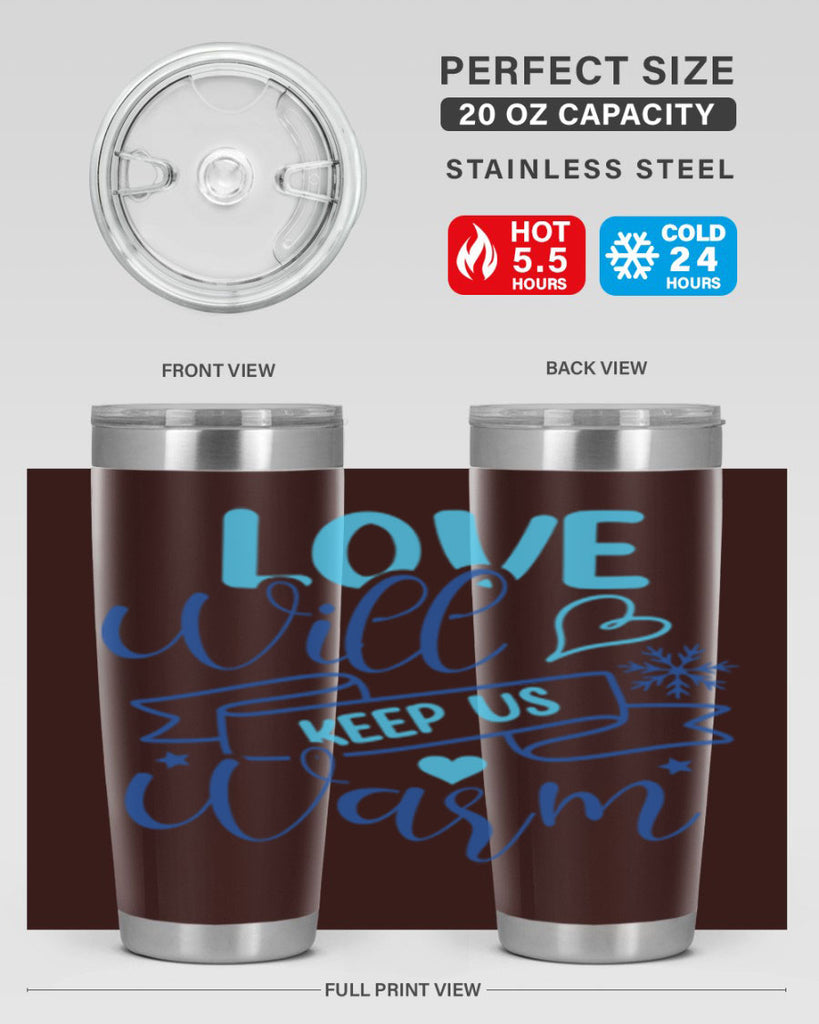 love will keep us warm 313#- winter- Tumbler