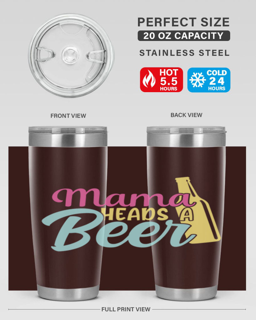 mama heads a beer 124#- beer- Tumbler