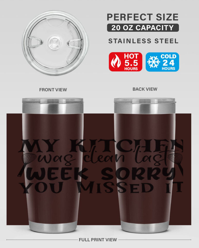 my kitchen was clean last week sorry you missed it 84#- kitchen- Tumbler