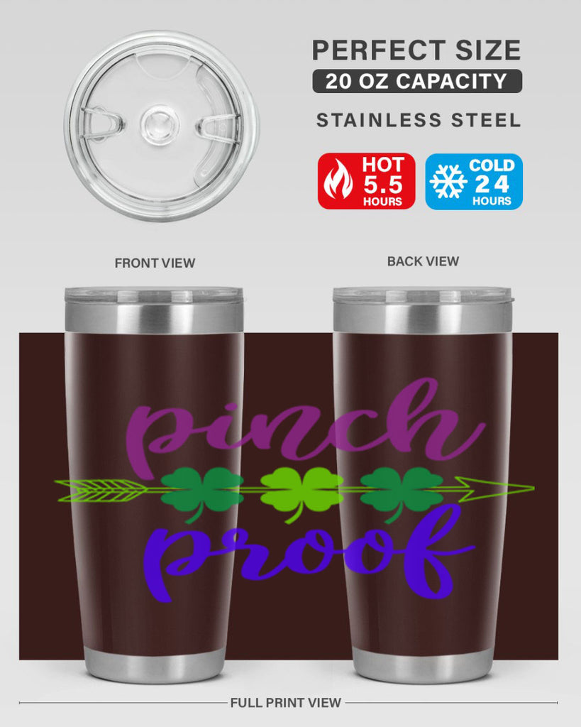 pinch proof 3#- mardi gras- Tumbler