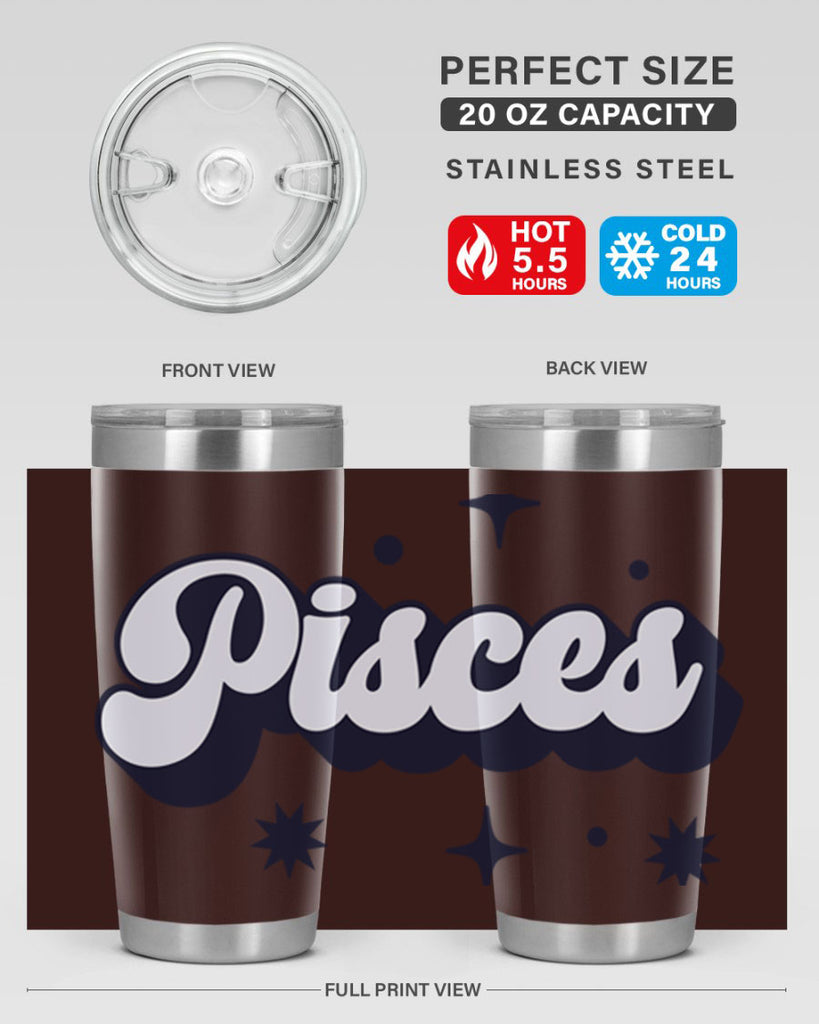pisces 354#- zodiac- Tumbler