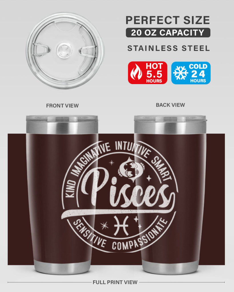 pisces 374#- zodiac- Tumbler