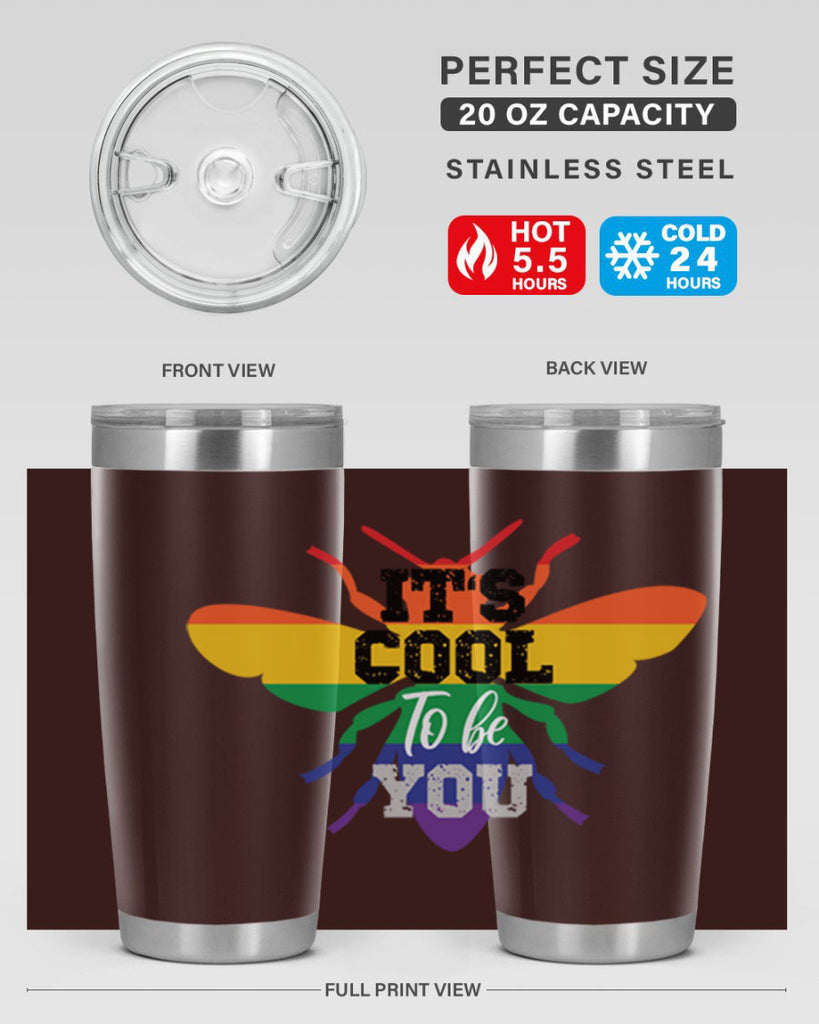 pride bee cool 70#- lgbt- Tumbler