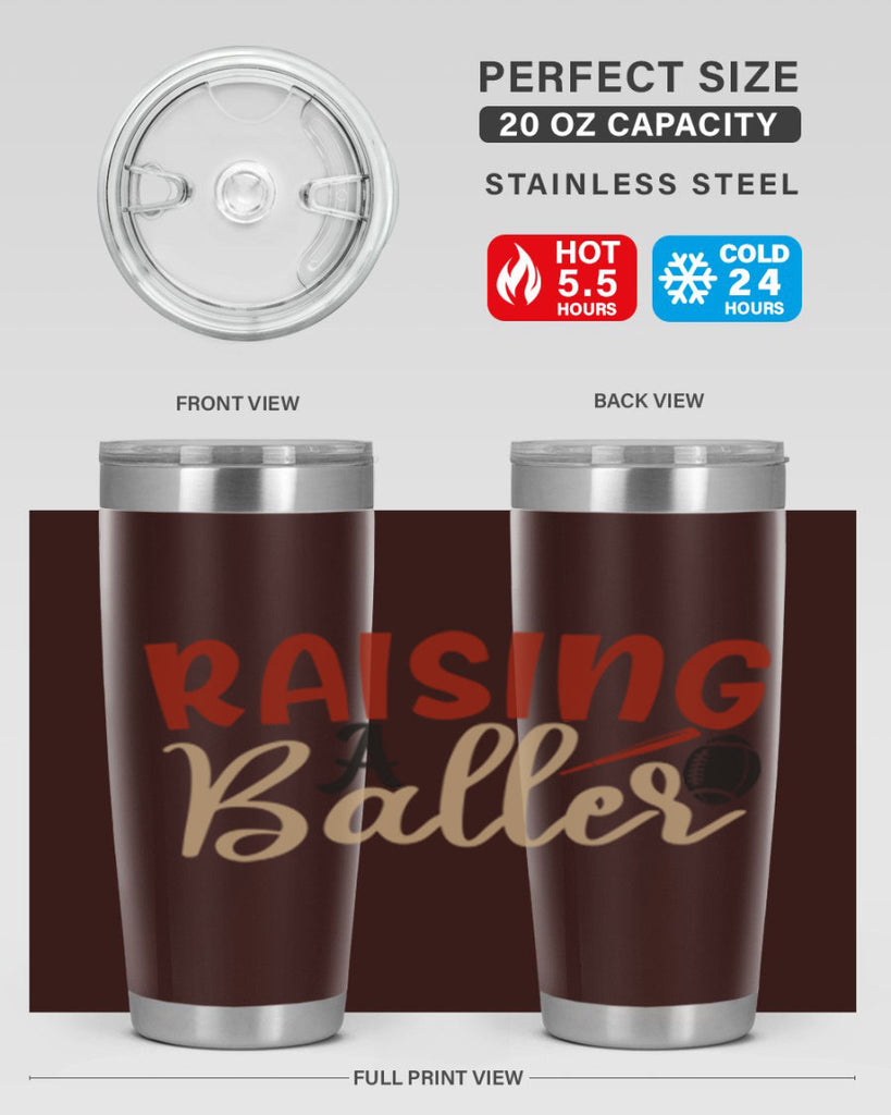 raising a baller 2278#- softball- Tumbler